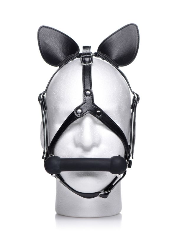 XR Brands Dark Horse Pony Harness Silikon Gebiss