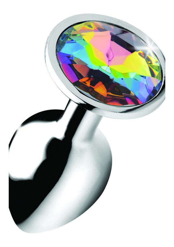 XR Brands Rainbow Prism Jeweled Buttplug