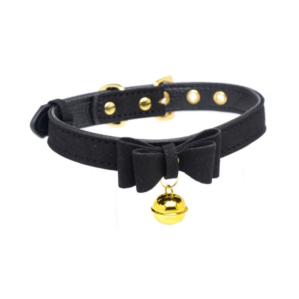 XR Brands Golden Kitty halsbånd med bjelde