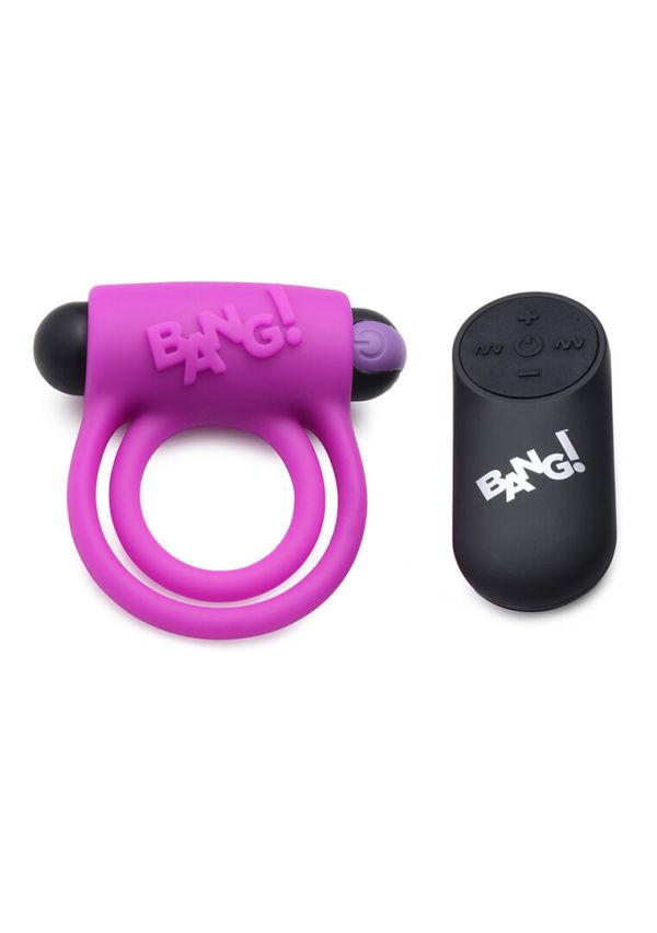 XR Brands anneau cockring vibrant contrôle distance