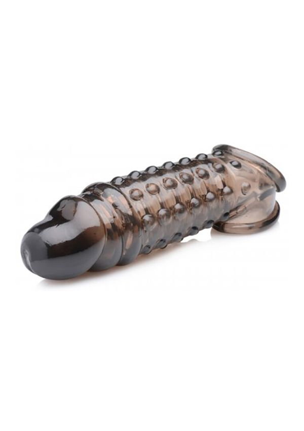 XR Brands Penis Sleeve Black Bumpy Soft 10cm Textured