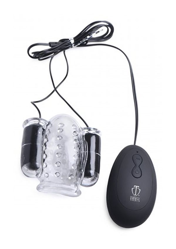 XR Brands Deluxe Dual Vibrating Head Teaser Focused Buzz