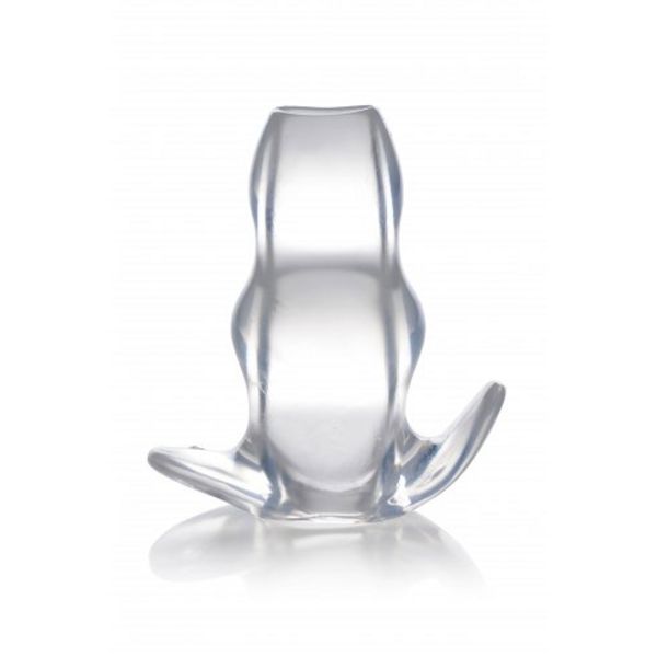 XR Brands Clear View Hollow Plug Large - läpinäkyvä ontto tappi