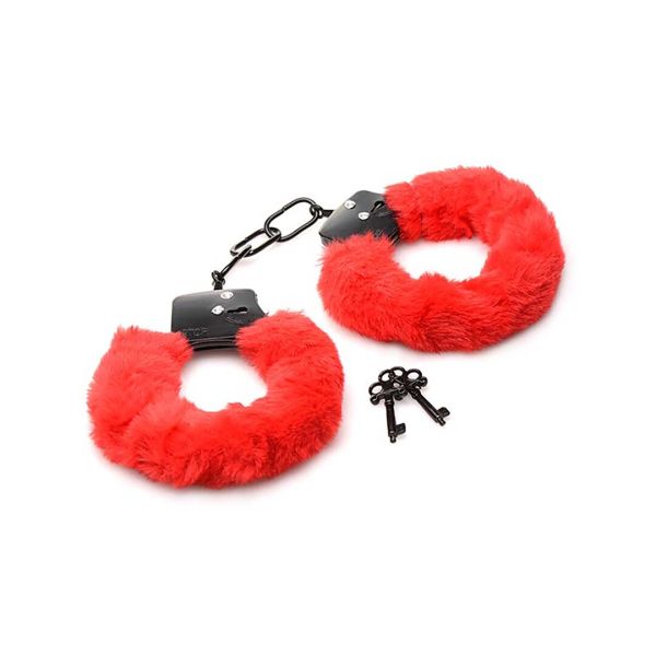 XR Manette Finta Pelliccia Rossa
