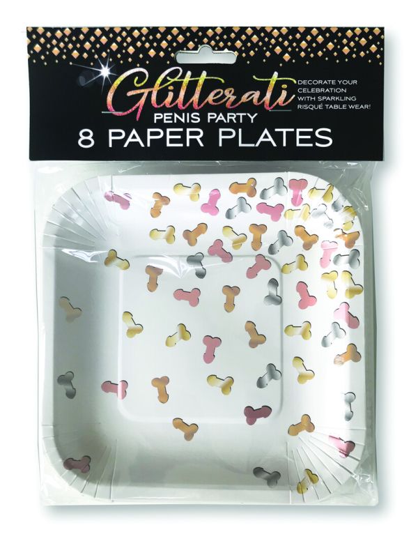 Little Genie Productions Penis Party Plates