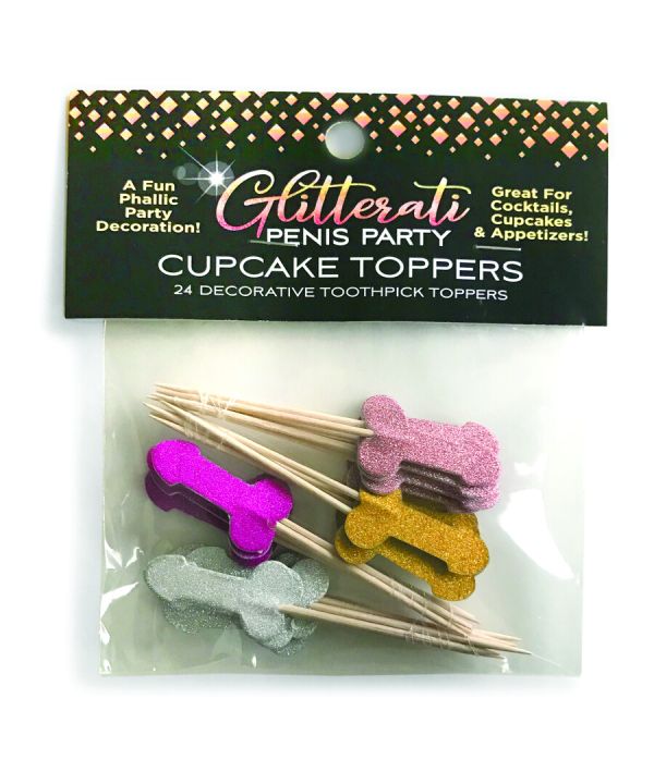 Little Genie Productions Topos Cupcake Pénis 24-Pack