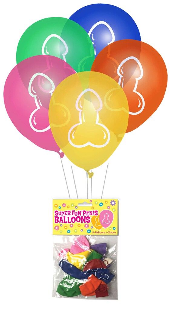 Little Genie Productions Penis Balloons Assorted