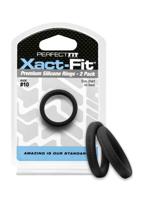 Ensemble Anneau Cockring Precision Xact-Fit #10 Pair PerfectFitBrand