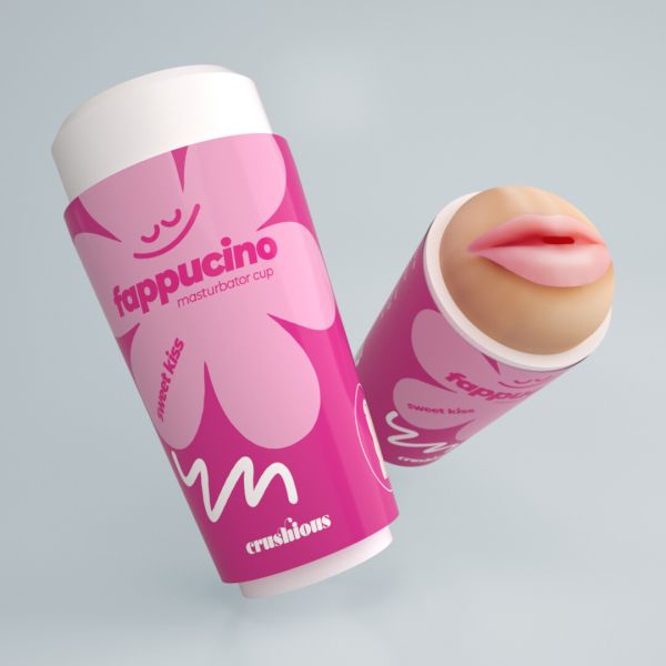 Crushious Fappucino Sweet Kiss Suuaukko Kuppi Vaaleanpunainen
