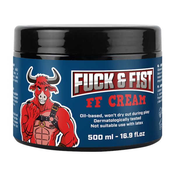 Fuck & Fist FF Cream Lubricant, 500ml Oil-Based Formula