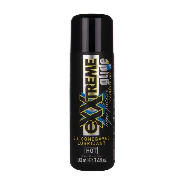 HOT Exxtreme Glide Lubrificante, 100ml Mistura de Óleo de Silicone