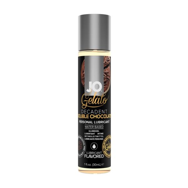 JO Gelato Double Chocolate glidecreme rejsestørrelse, 30 ml