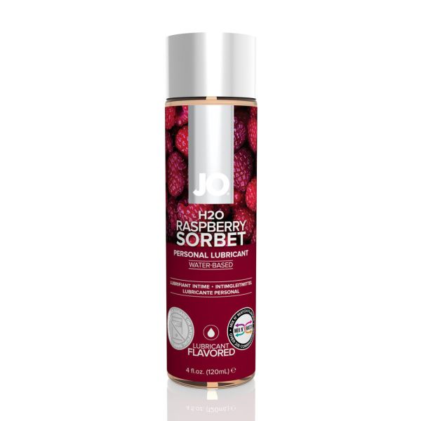 JO H2O Raspberry Sorbet vesipohjainen liukuvoide, 120ml