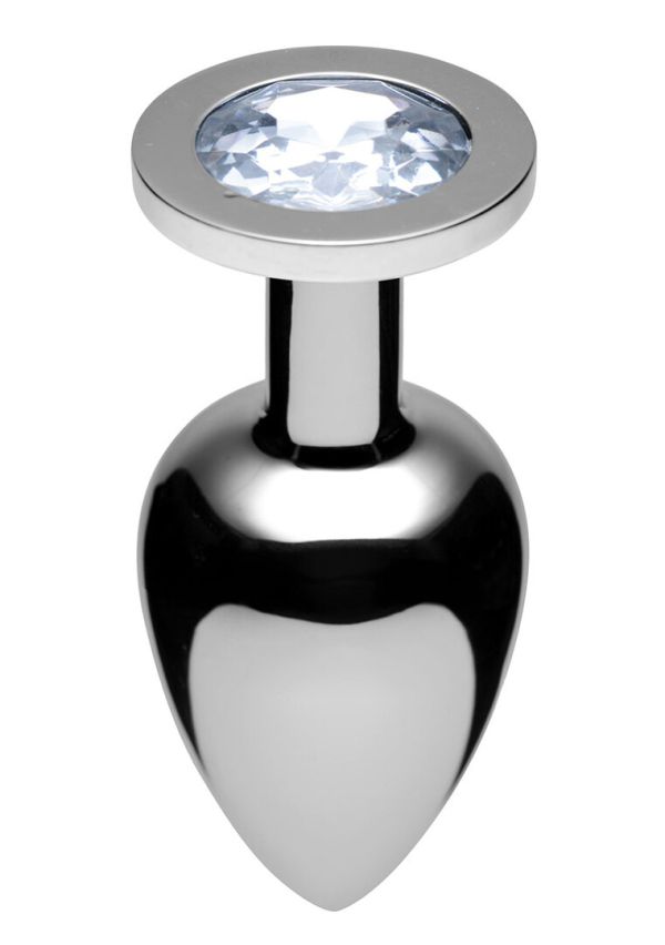 XR Brands Lucent Diamond Chrome Aluminium Stöpsel