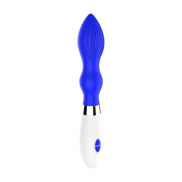 Luminous Astraea vibrator med ripple massage, royal blå