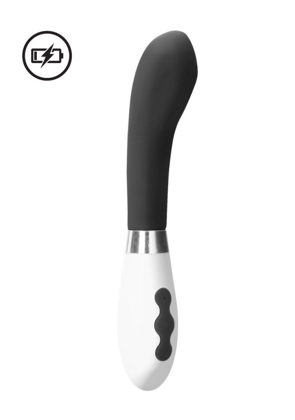 Vibromasseur Point G Luna Apollo Noir rechargeable courbé