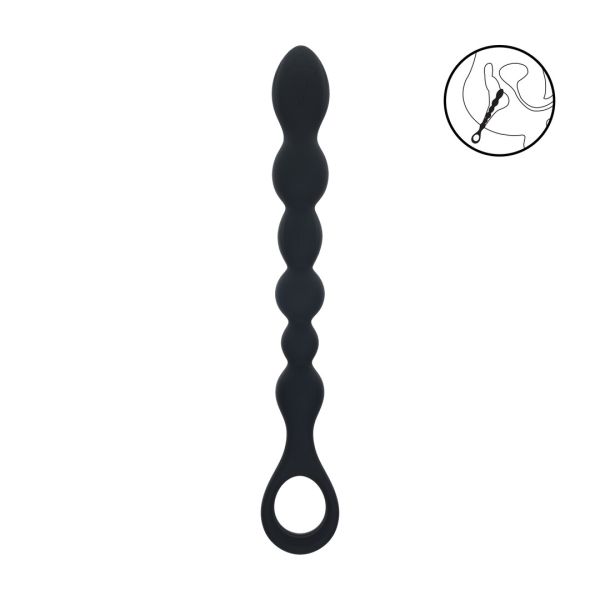 Levelz Sonde anale serpent à perles avec loop, niveau 2