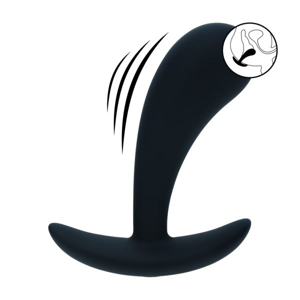 Levelz by Shots Petit Plug de Prostate Silicone Vibrant