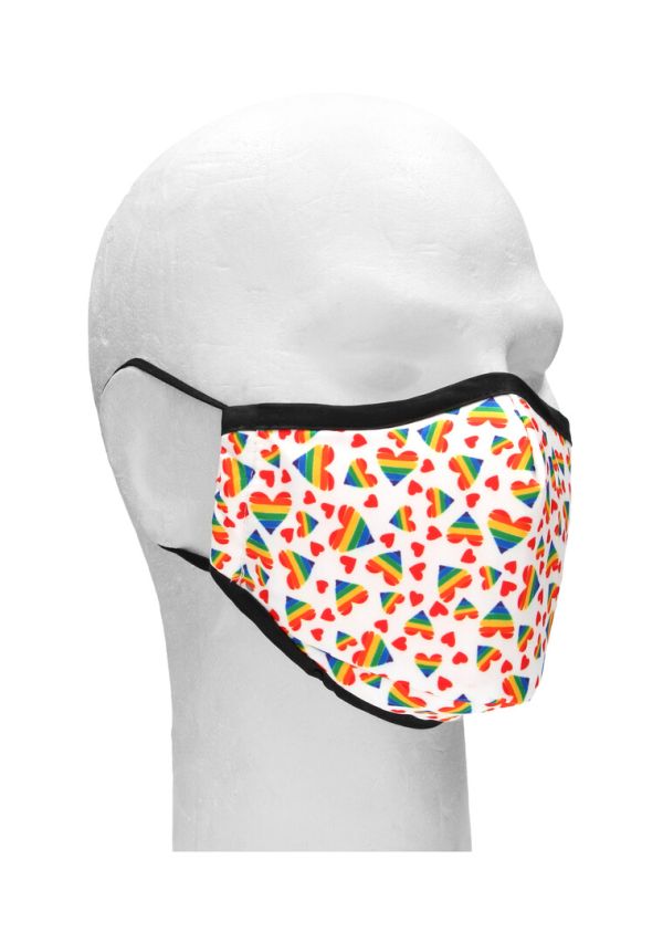 Masks by Shots Maschera Faccia Moda Motivo Cuore