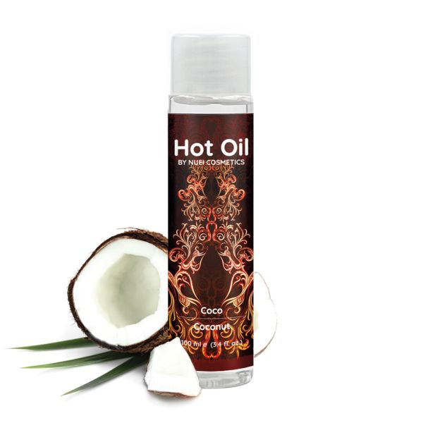 Nuei żel do masażu ogrzewający smak kokos, 100 ml