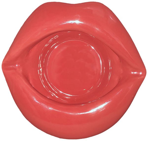 Kheper Games Sexy Lips Ashtray, Red