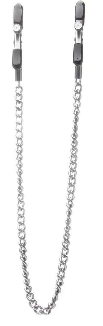 Ouch! by Shots Adjustable Nipple Clamps Silver Metal