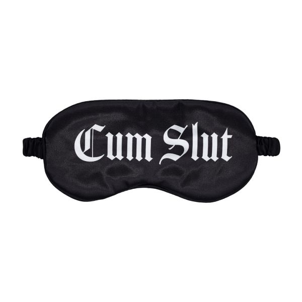 Ouch! Cum Slut Bedruckt Seide Maske