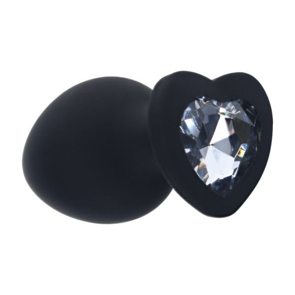 Ouch! Gem Heart Silicone Buttplug Large Sort