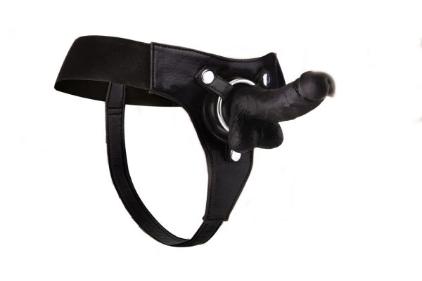 Ouch! Realistisk Harness Dildo, 18cm, Fjernelig