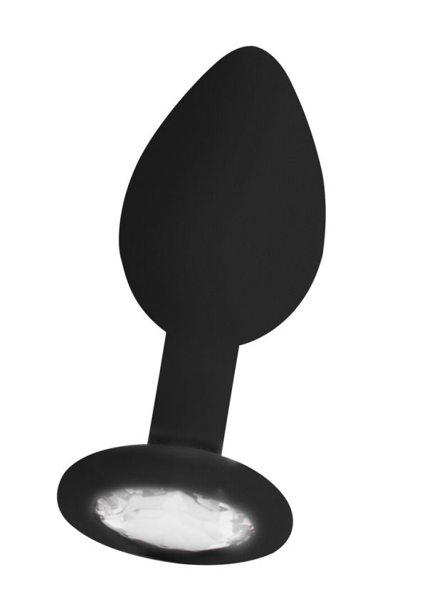 Ouch! Diamond-Shaped Silikone Anal Plug almindelig størrelse