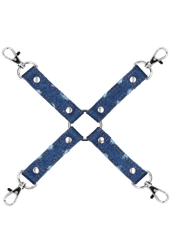 Ouch! Denim Hogtie with Quick-Release Clasps