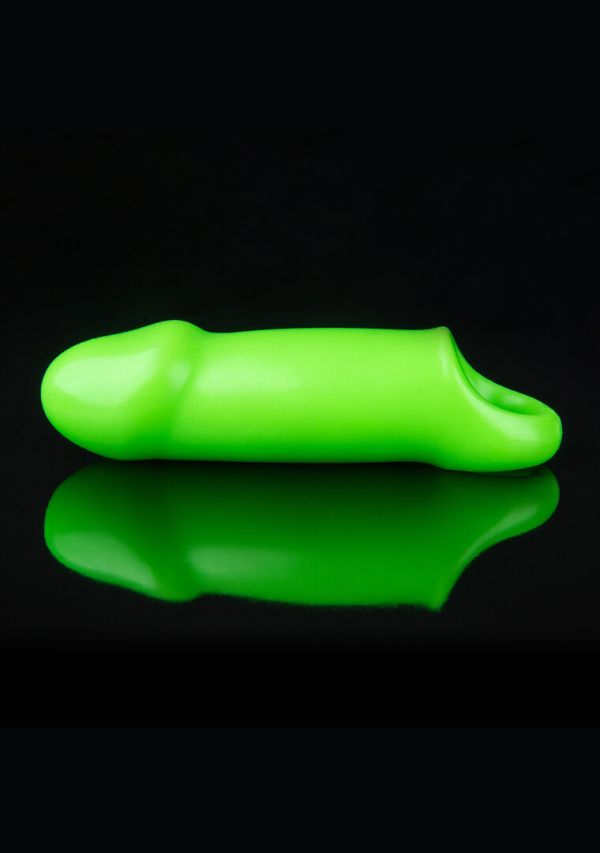 Ouch! Glow in the Dark Smooth Thick Sheath