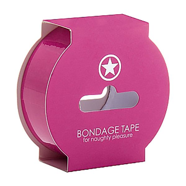 Ouch! Pink Non-Stick Tape, 17,5 Meter PVC Bondage