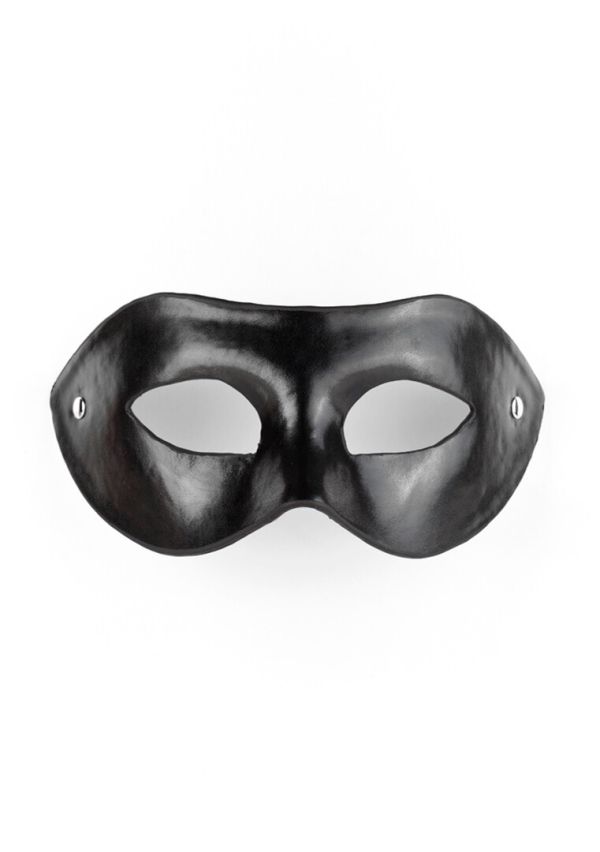 Ouch! Klassisch Schwarz Leder Auge-Maske