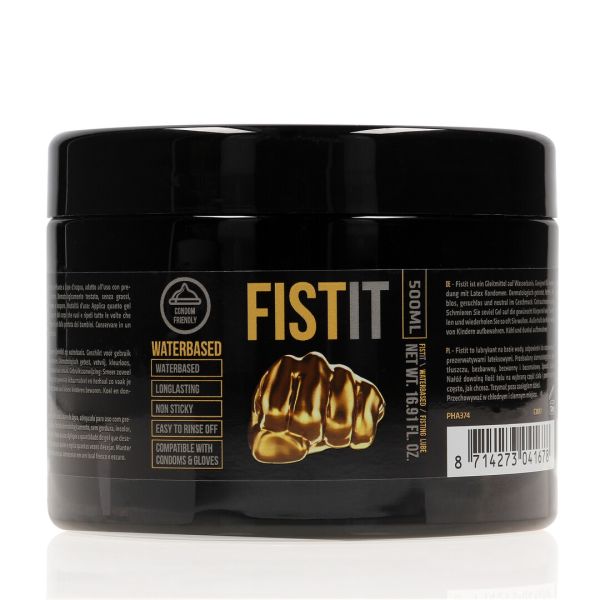 Fist It Wasserbasiiertes Schwarzes Fläschchen 500 ml