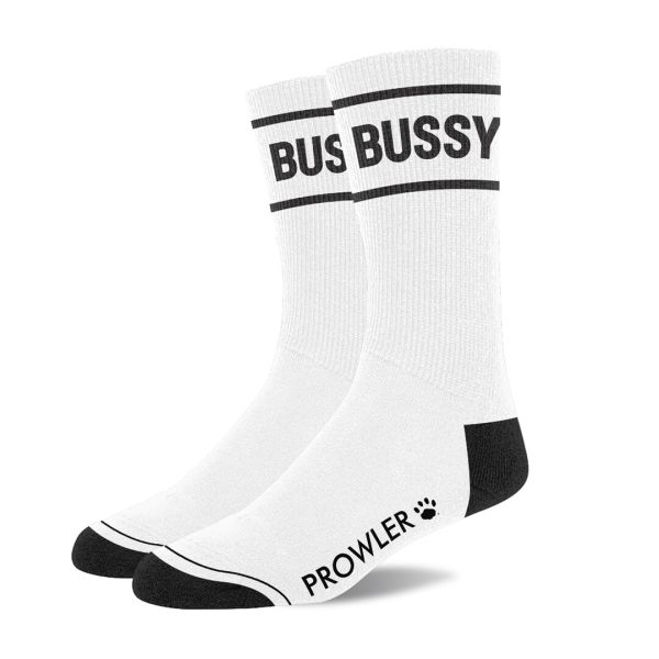 Prowler White Black Playful Socks