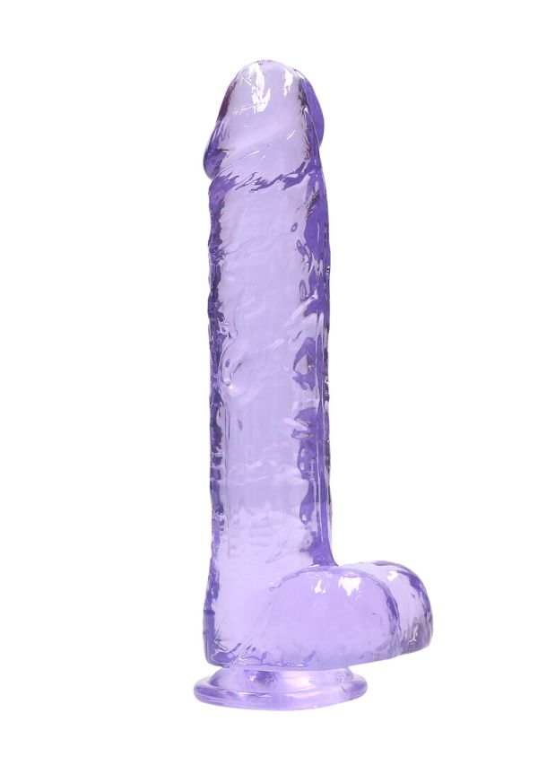 RealRock Dildo Viola Lunghezza Intera 19cm