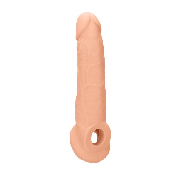 RealRock by Shots Penis Sheath Flesh 23cm Extensive
