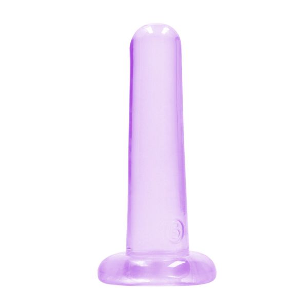RealRock violetti ei-realistinen kartiomaisesti terävöity dildo