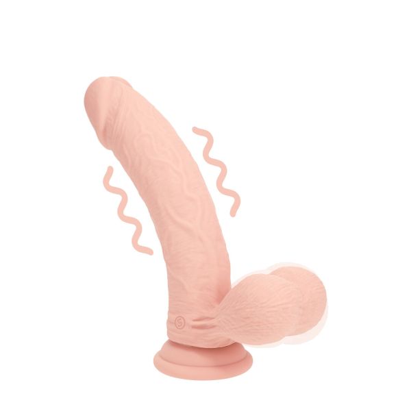 RealRock Dual Density realistisk vibrator 15 cm vægt