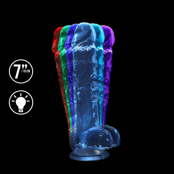 RealRock by Shots Realistyczne dildo LED z przyssawką
