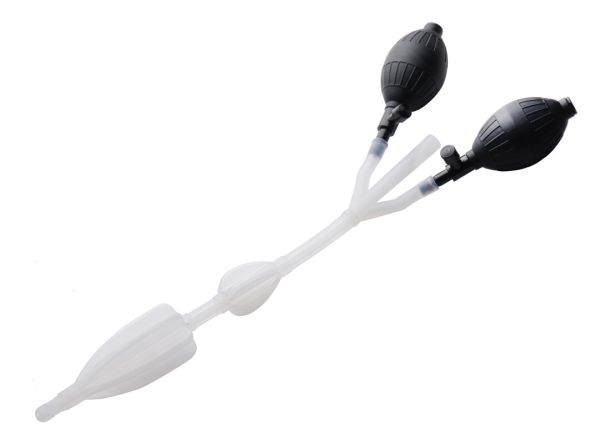 XR Brands Silikon Anal Katheter Dual Birnen