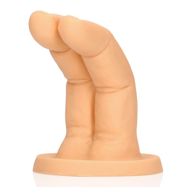 S-Line Cum Over Novelty Finger Dildo, Flesh
