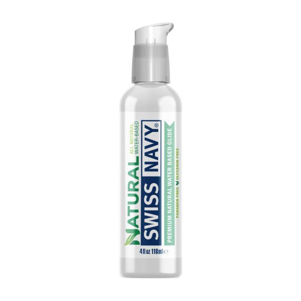 Swiss Navy naturlig aloe vandbaseret glidecreme, 118 ml