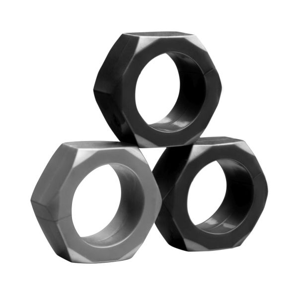 XR Brands Cock Nuts Set Cockring Silicone