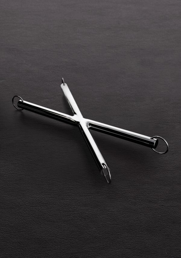 Barra X-Hog Tie attraversata Steel by Shots argento