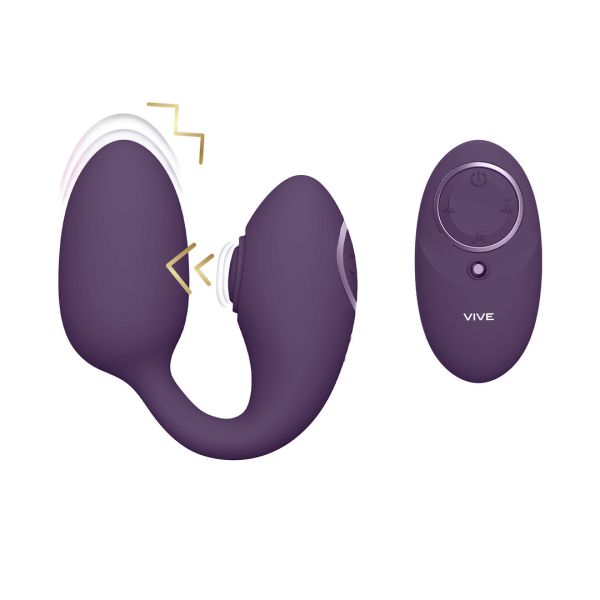 VIVE Aika Dual-Motor Pulse Wave Egg Purple