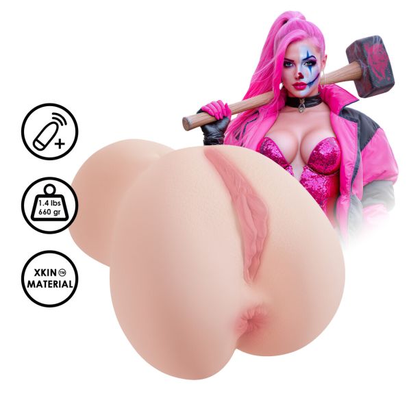 Masturbator Podwójny Kanał XKIN Harlot Queen Wibrujący