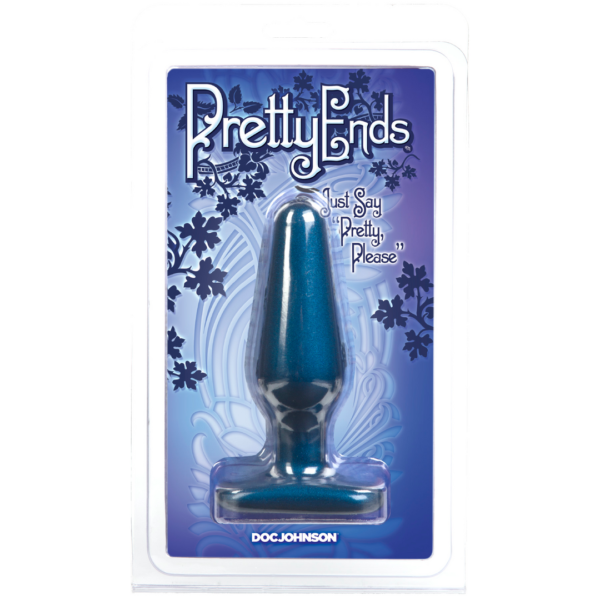 Iridescent Butt Plug - Medium - Midnight Blue - Image 2