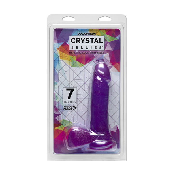 Realistic Cock with Balls 20 cm - Image 2